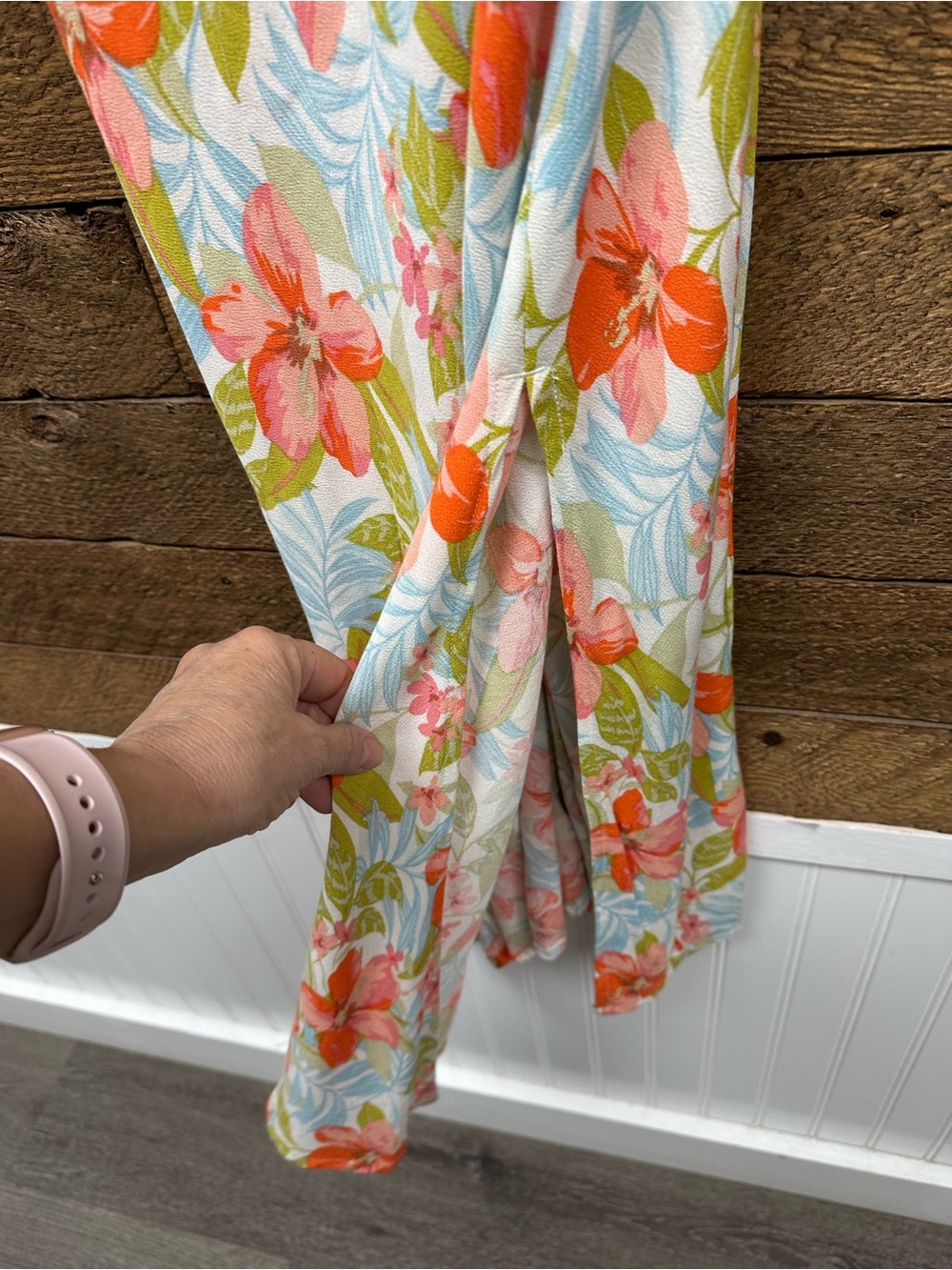 🌺 Roxy Sur La Plage “Daydreamer” Floral Maxi Dress Cover-Up | NWT | Medium 🌺 - Picture 6 of 11